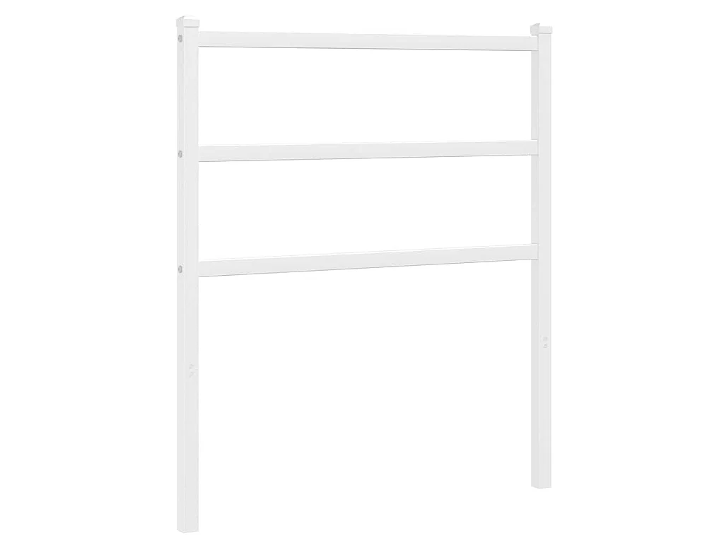 Testiera di Ricambio in Metallo Bianco 75 cm