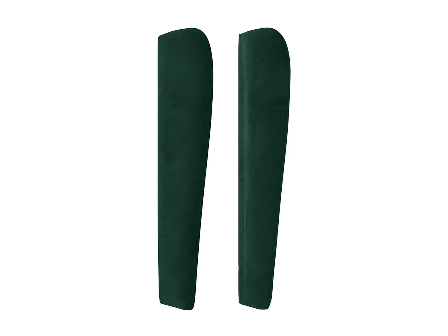 Kopfteil mit Ohren Dunkelgrün 93x23x118/128 cm Samt