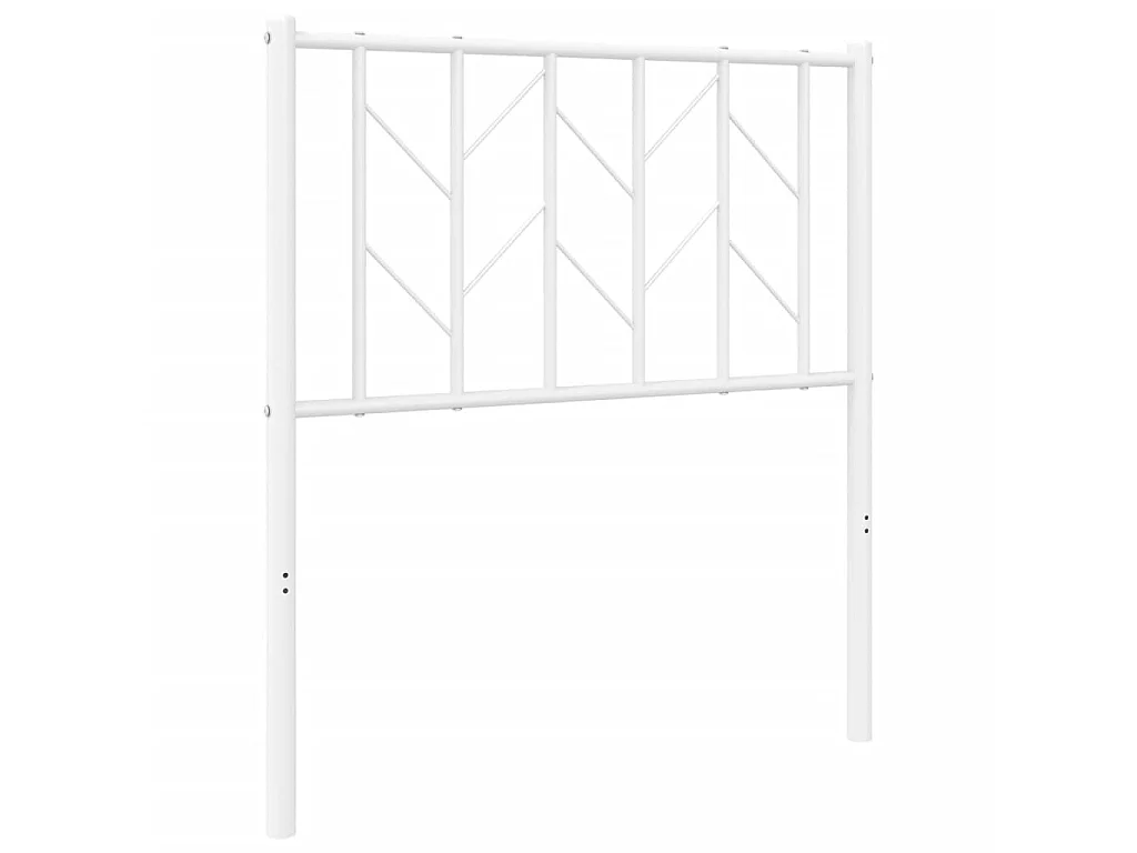 Tête de lit de remplacement métal blanc 75 cm