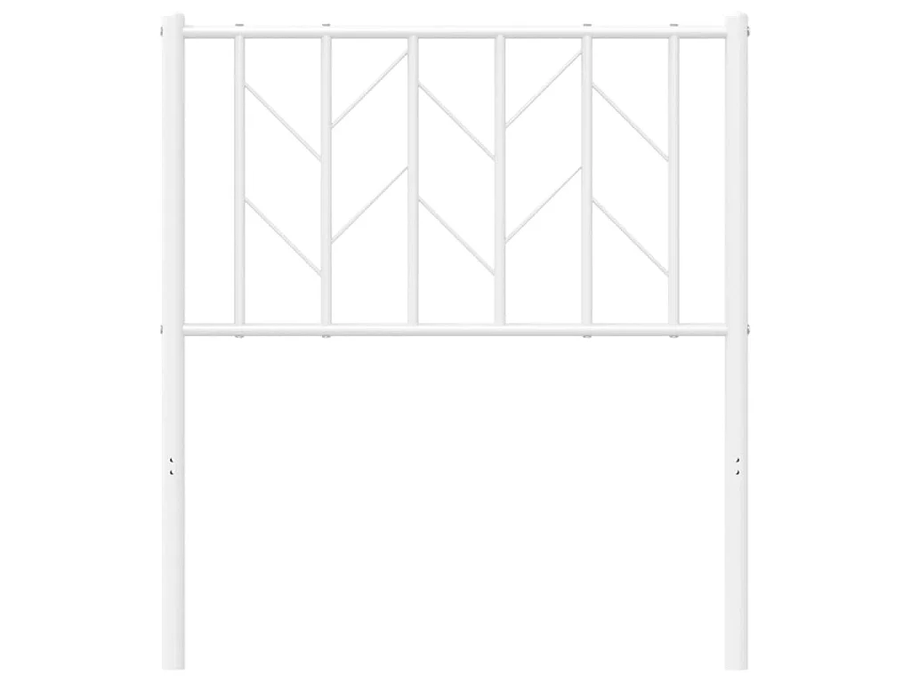 Tête de lit de remplacement métal blanc 75 cm