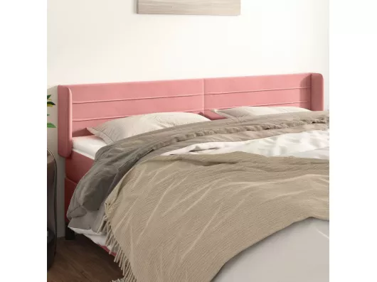 Kauf Unique Kopfteil mit Ohren Rosa 183x16x78/88 cm Samt