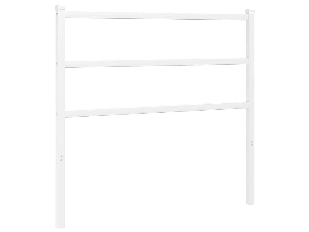 Tête de lit de remplacement métal blanc 100 cm