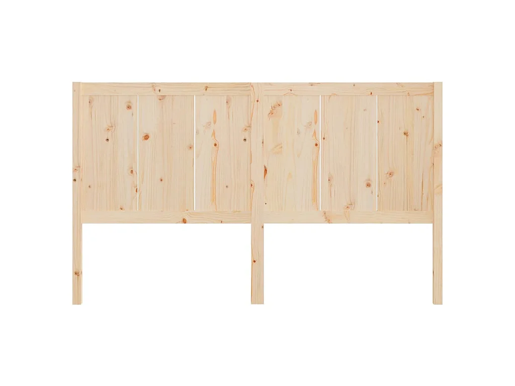 Cabecero de cama madera maciza de pino 155,5x4x100 cm