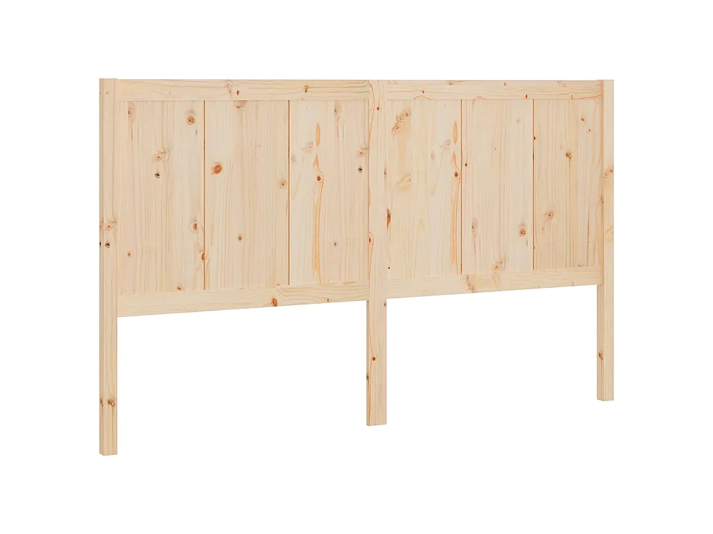 Cabecero de cama madera maciza de pino 155,5x4x100 cm