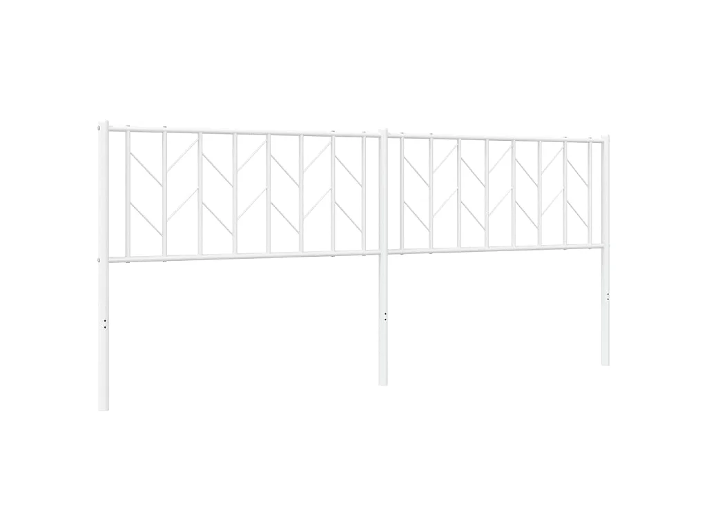 Cabecero de repuesto de metal blanco 200 cm