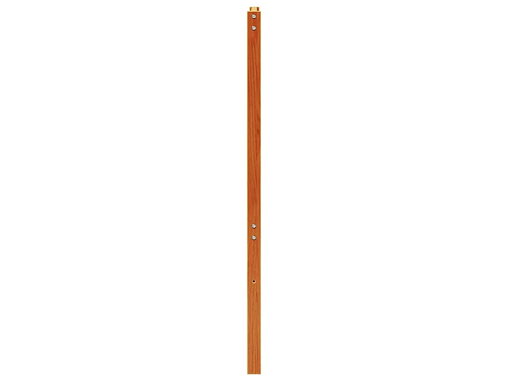 Testiera Marrone Cera 150 cm in Legno Massello di Pino