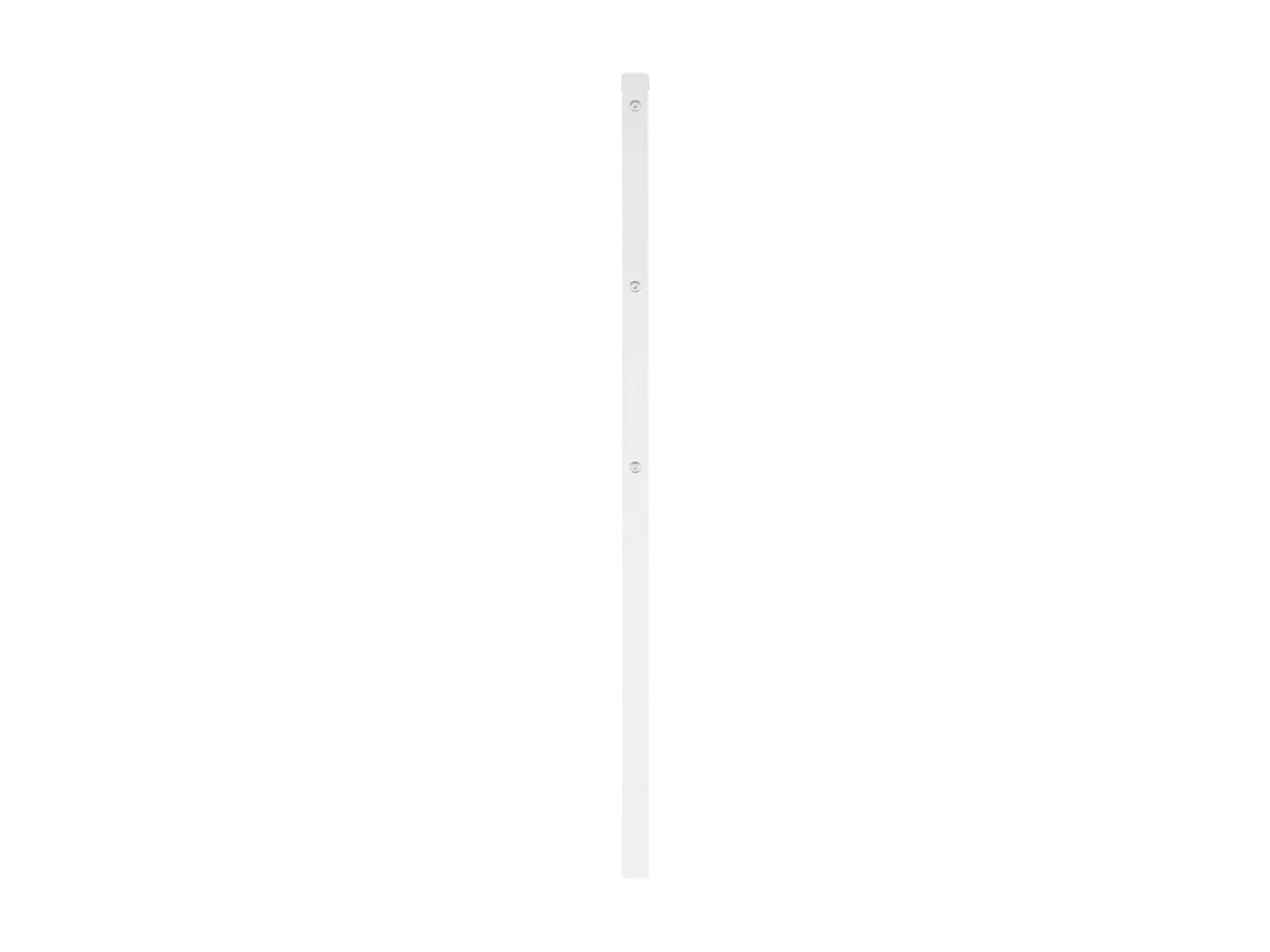 Tête de lit métal blanc 135 cm