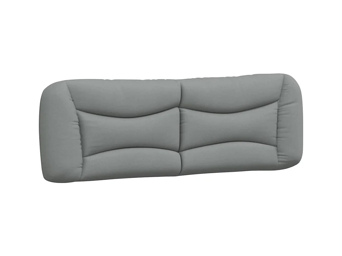 Coussin de tête de lit Hvar gris clair 160 cm tissu