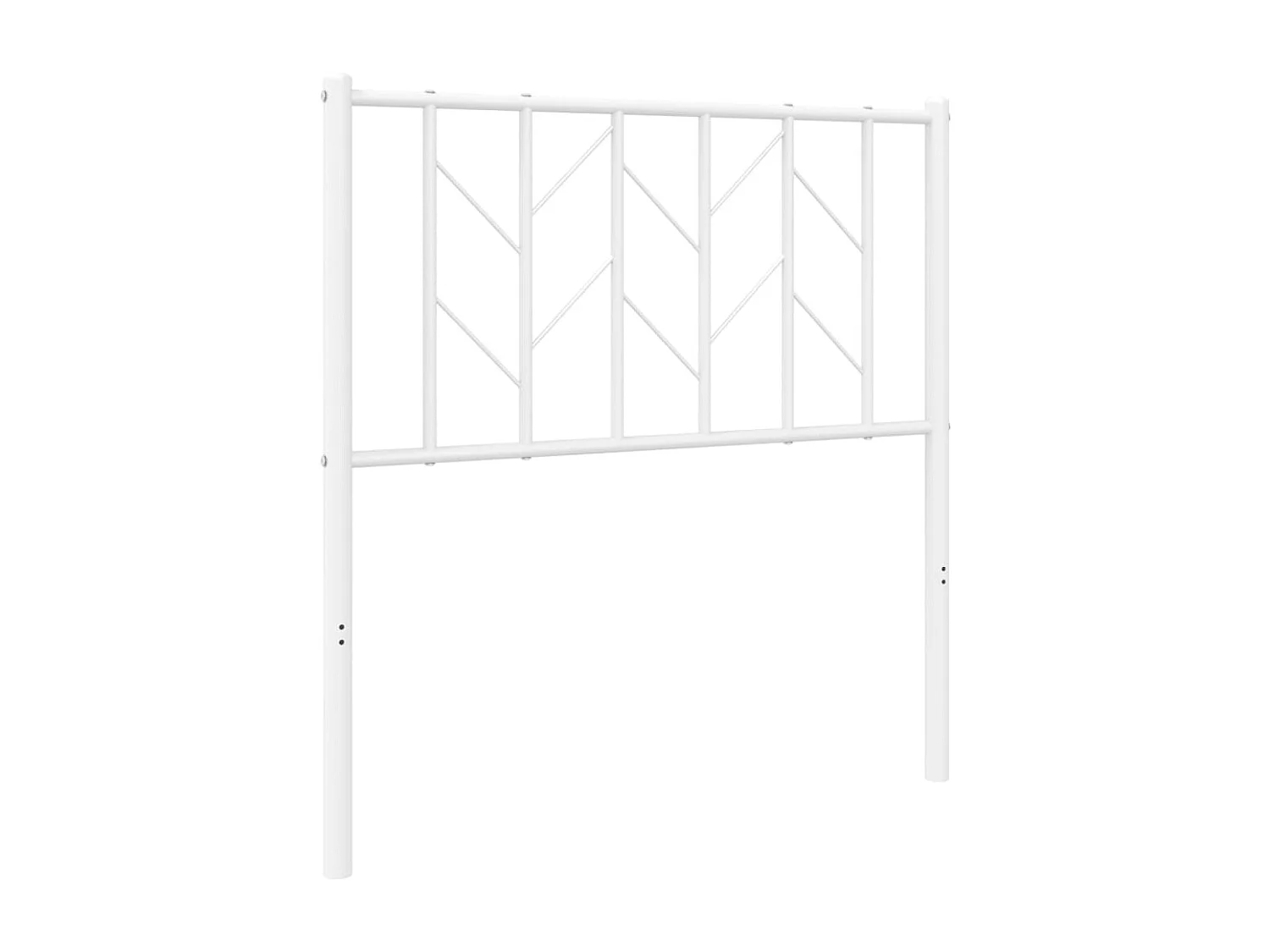 Kopfteil Metall Weiß 80 cm