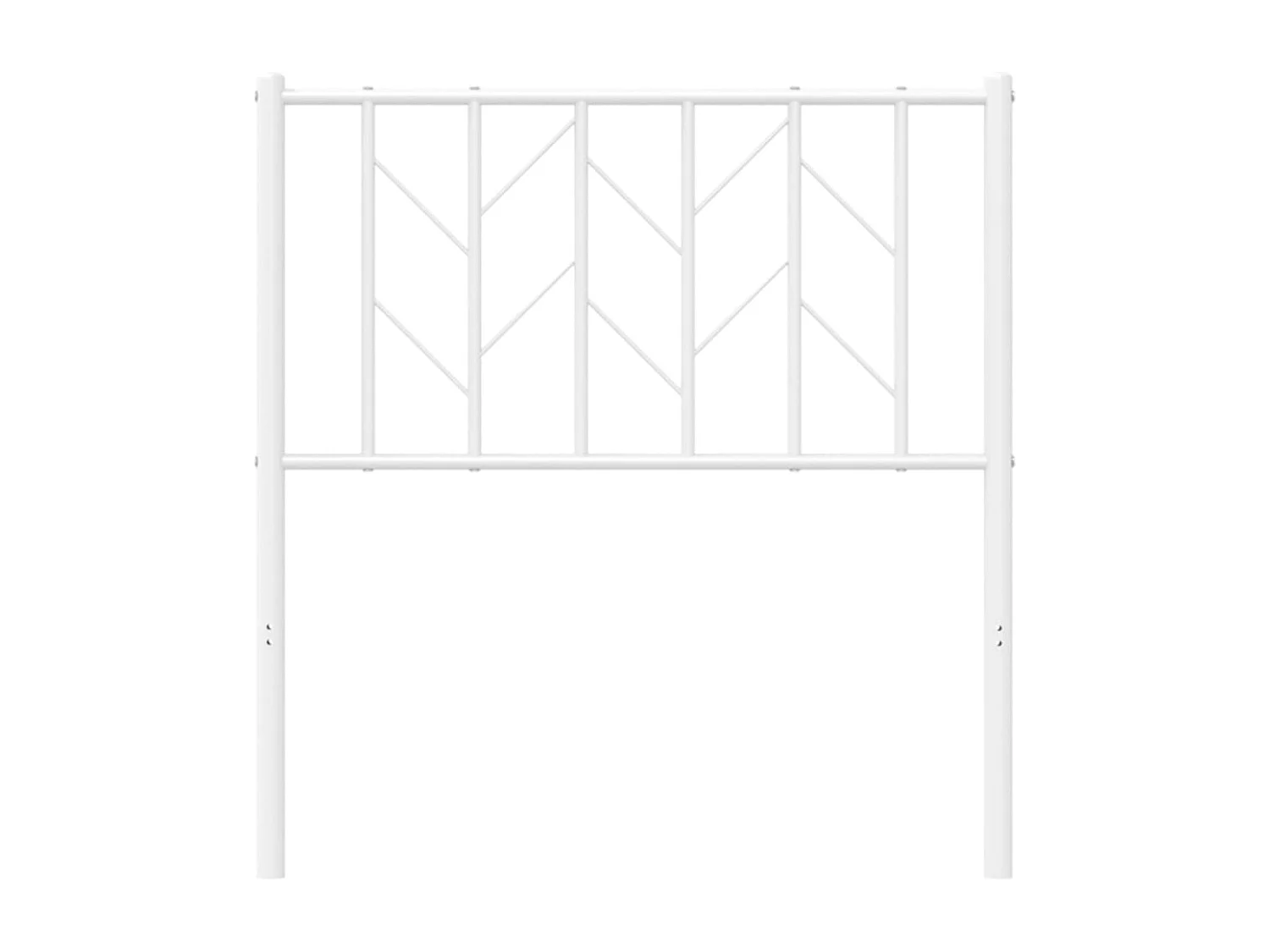 Kopfteil Metall Weiß 80 cm