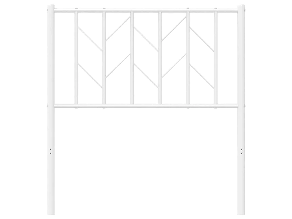 Tête de lit de remplacement métal blanc 80 cm