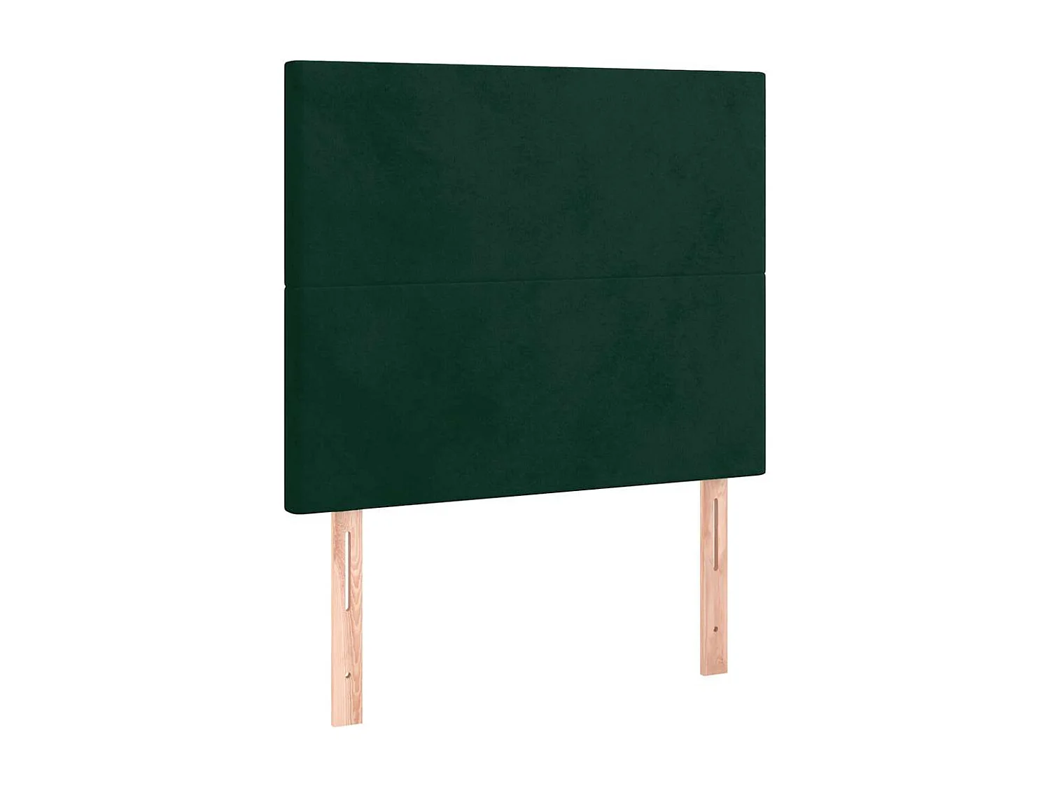 Tête de lit à LED Vert foncé 80x5x118/128 cm Velours