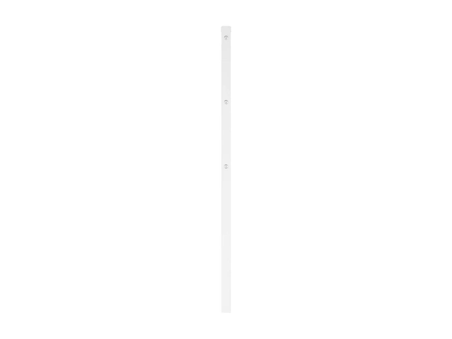 Vervangend hoofdbord 150 cm metaal wit