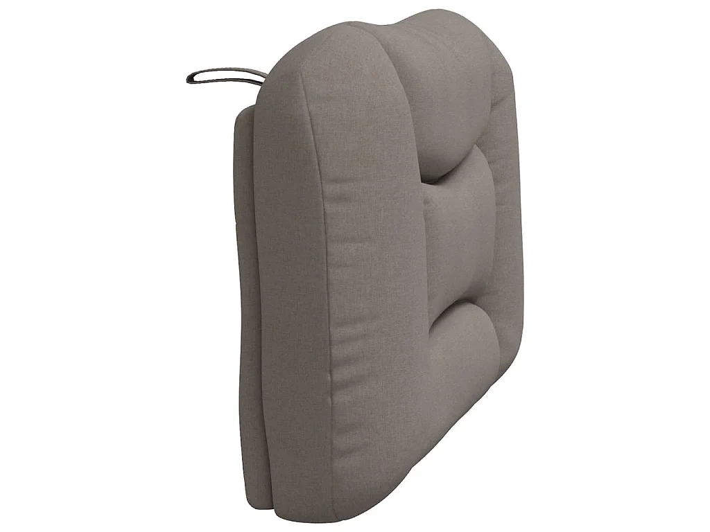 Coussin de tête de lit Hvar taupe 80 cm tissu