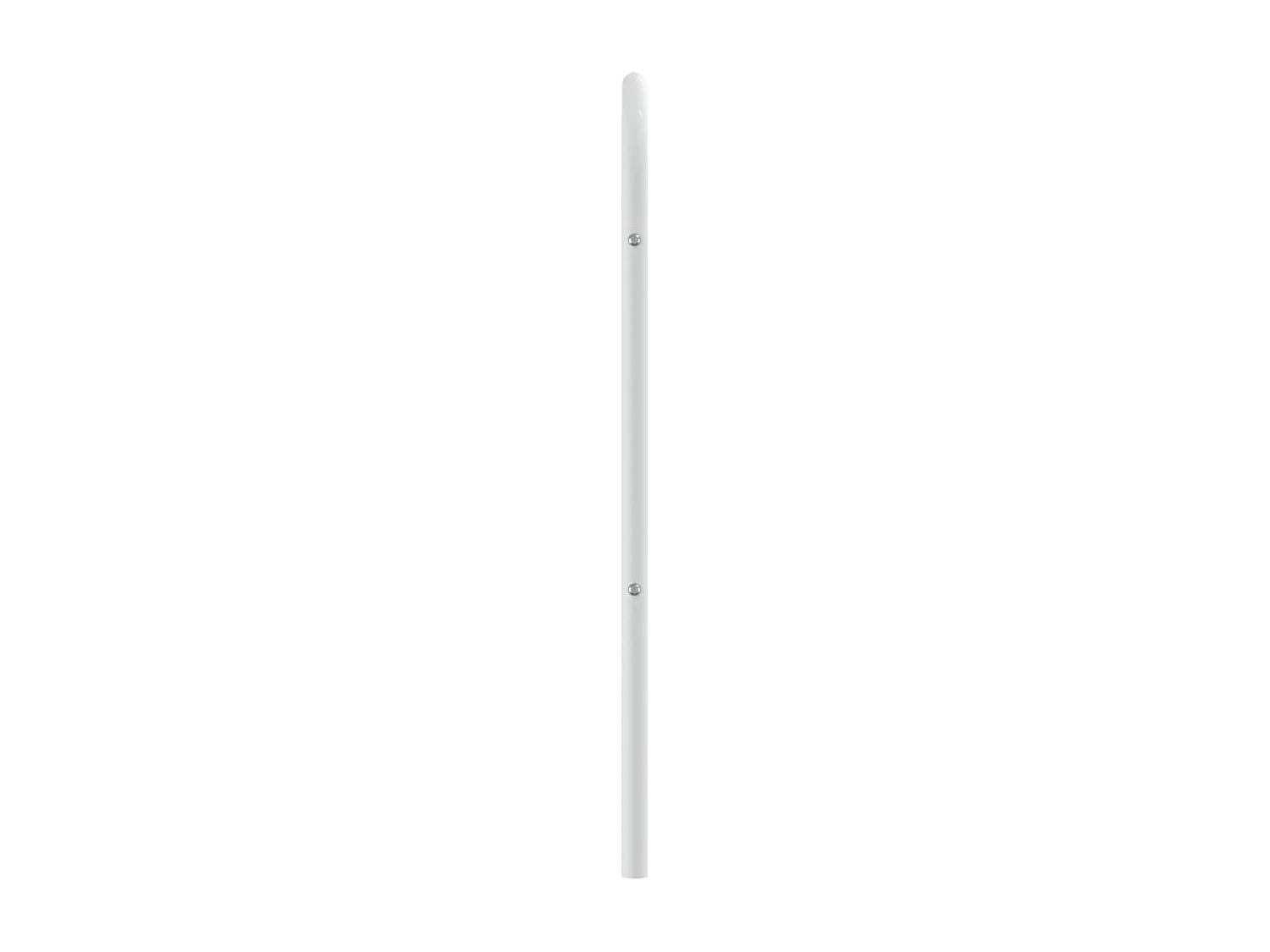Testiera di Ricambio in Metallo Bianco 135 cm