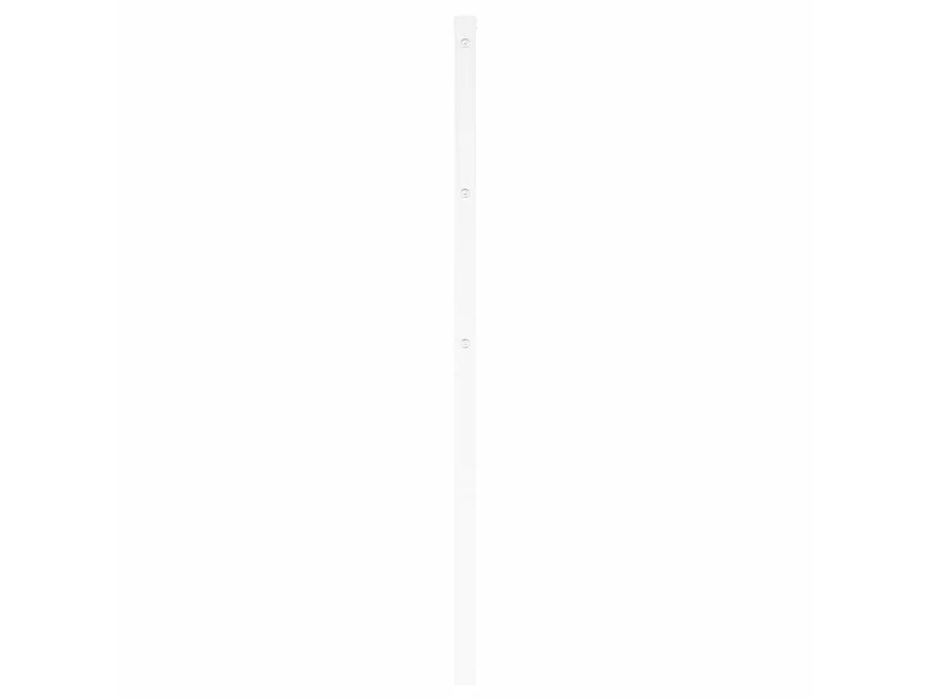 Tête de lit de remplacement métal blanc 200 cm