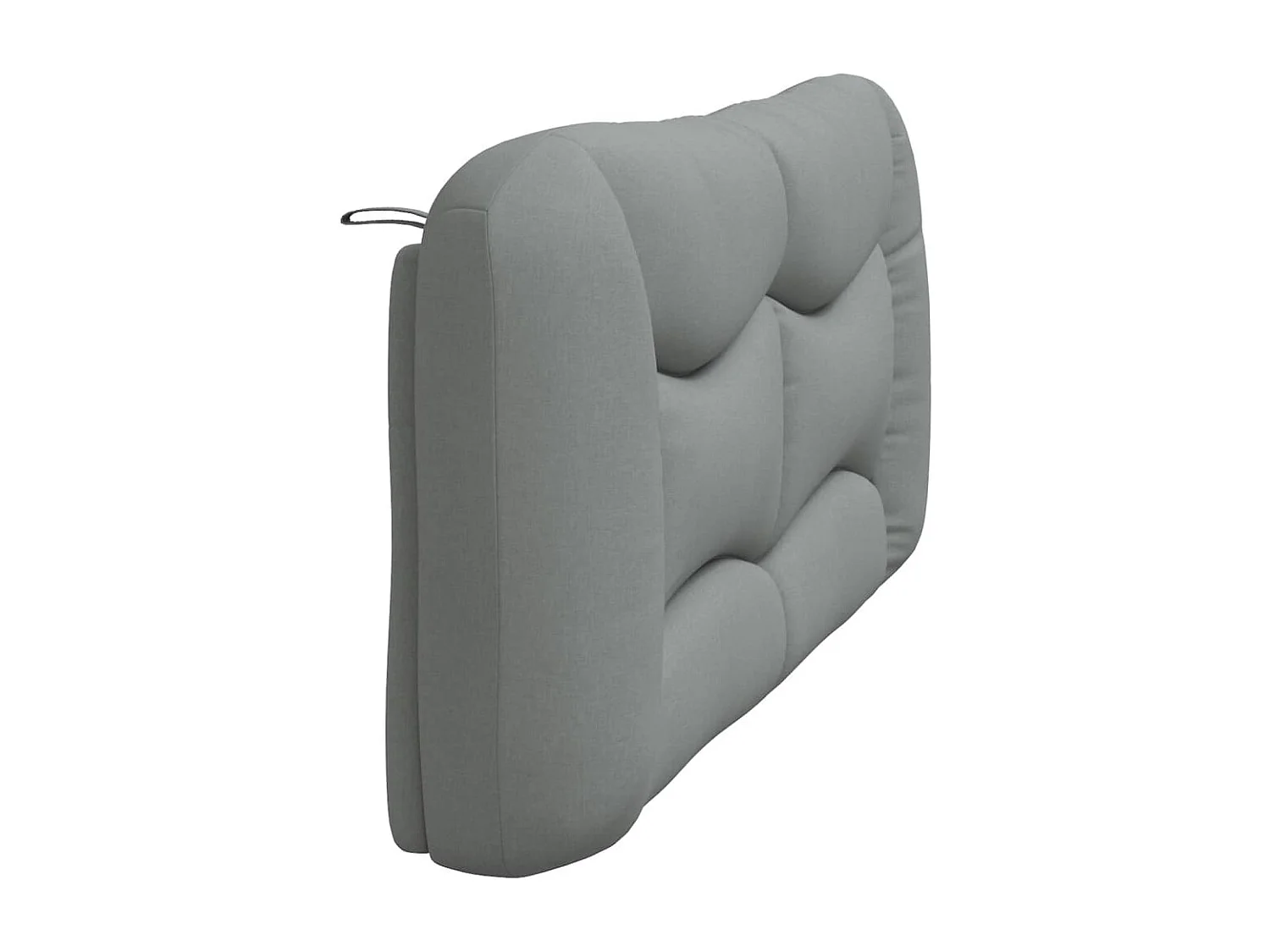Coussin de tête de lit Hvar gris clair 180 cm tissu