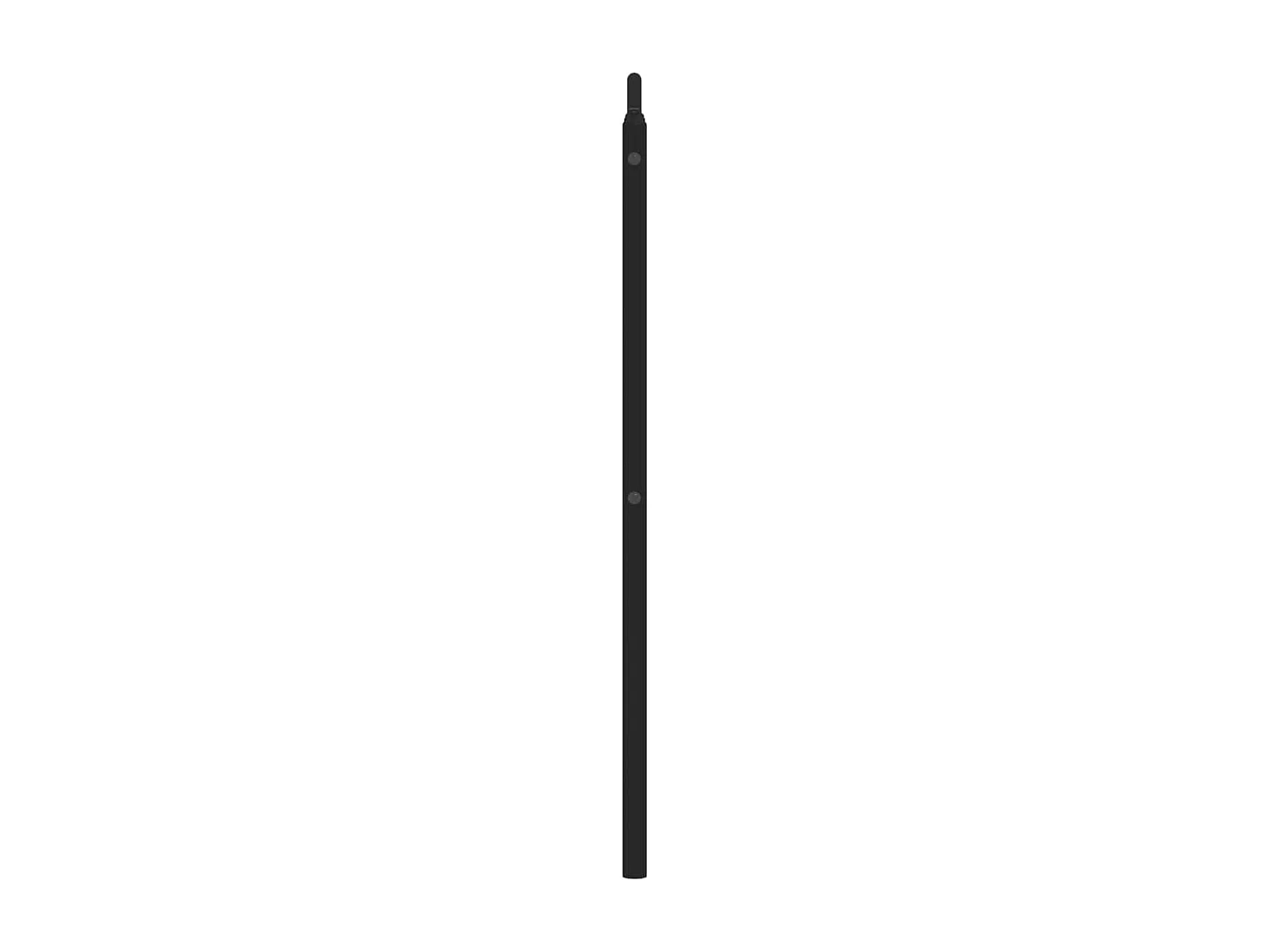 Vervangend hoofdbord 140 cm metaal zwart