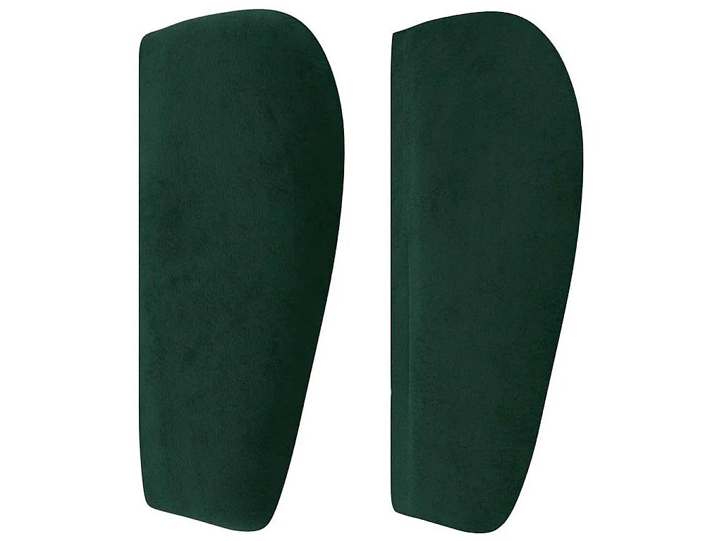 Testiera ad Orecchio Verde Scuro 163x23x78/88 cm in Velluto