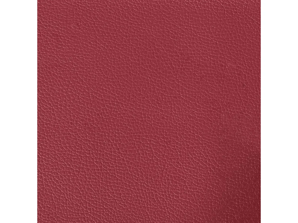 Ensemble de canapés 2 pcs et coussins Rouge bordeaux Similicuir