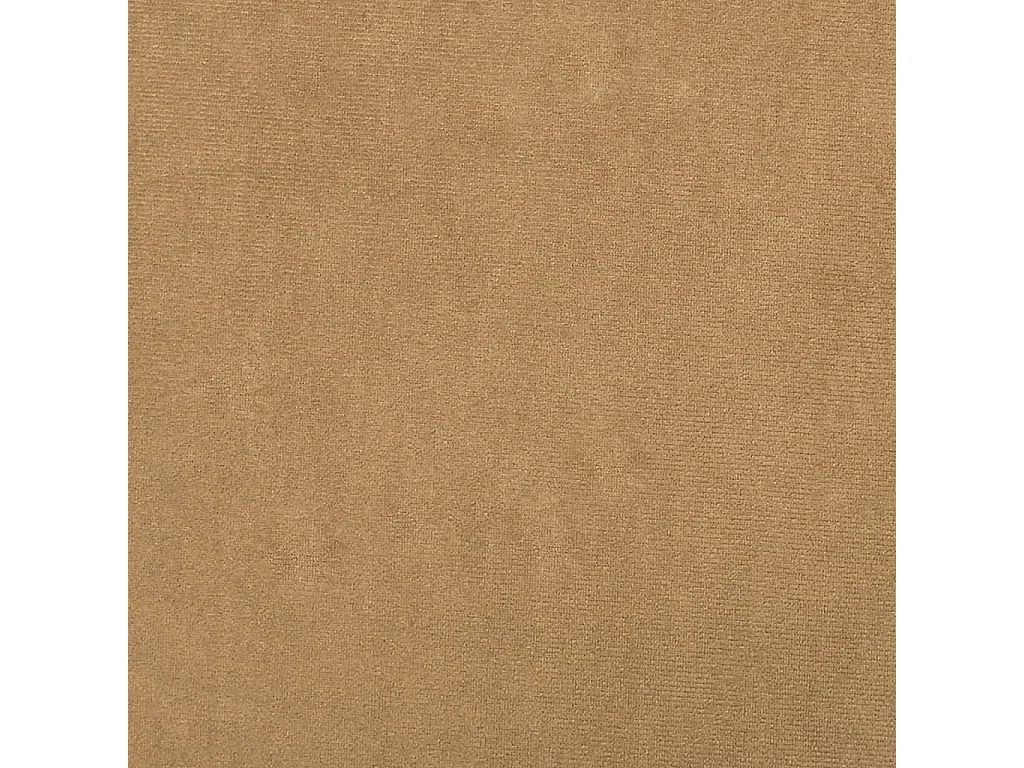 Sofá 2 lugares c/ almofadas decorativas 140 cm veludo castanho