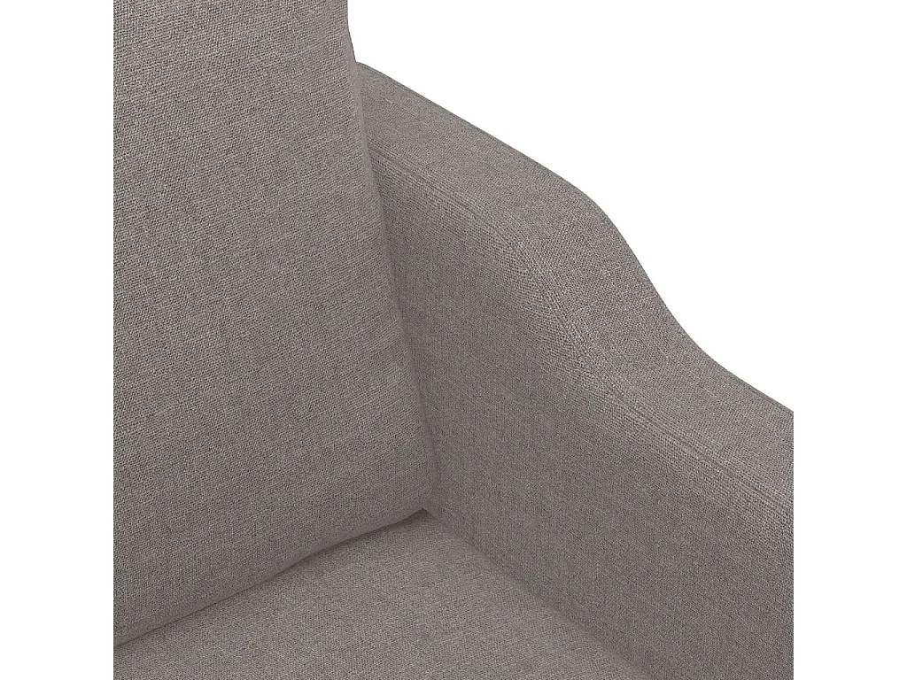 Canapé à 2 places Taupe 120 cm Tissu