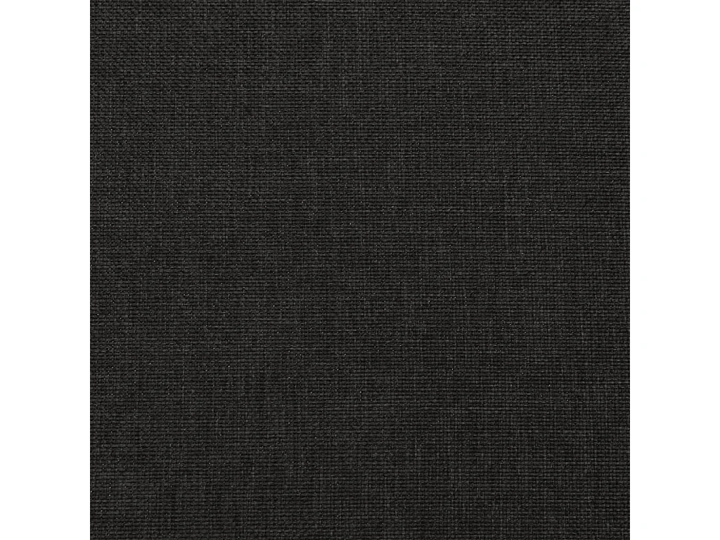 Schlafsofa 2-Sitzer mit 2 Kissen Schwarz Stoff