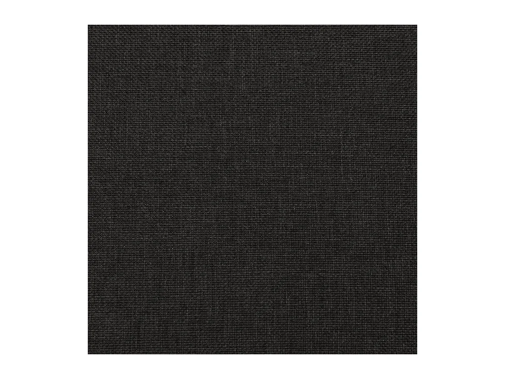 Slaapbank 2-zits met 2 kussens stof zwart