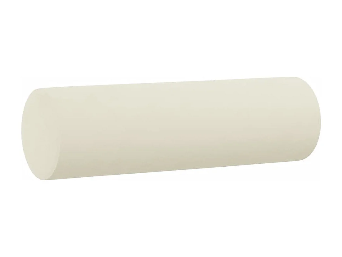 Set di Divani 3 pz con Cuscini Crema in Velluto