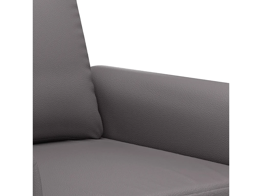 Fauteuil Gris 60 cm Similicuir