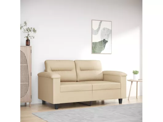 Kauf Unique 2-Sitzer-Sofa Creme 120 cm Mikrofasergewebe