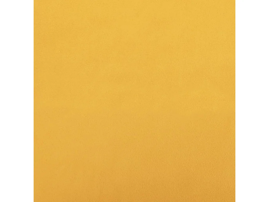 Schlafsofa 2-Sitzer Gelb Samt