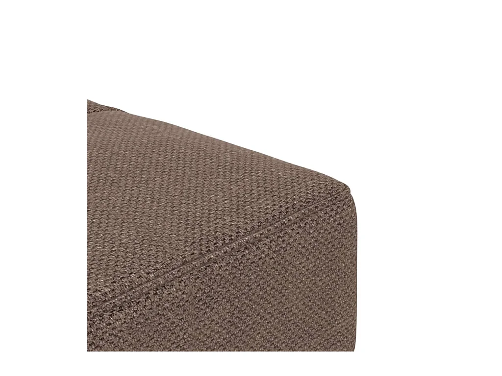 Slaapbank 2-zits met 2 kussens stof taupe