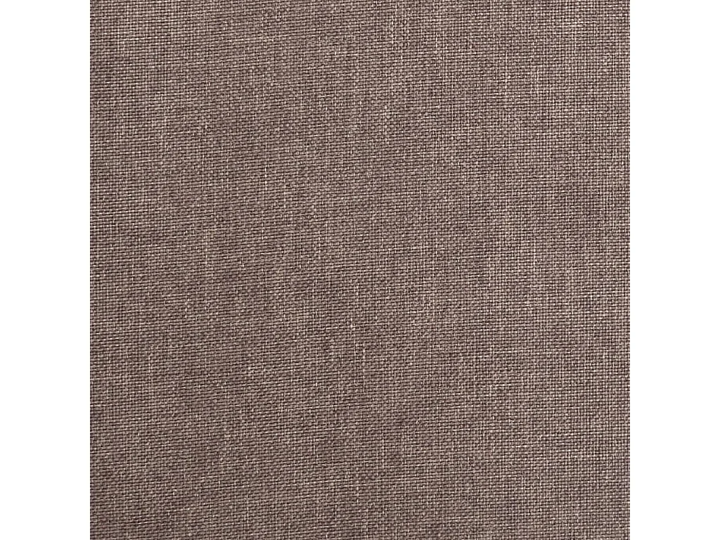 Canapé-lit à 2 places avec deux oreillers taupe tissu