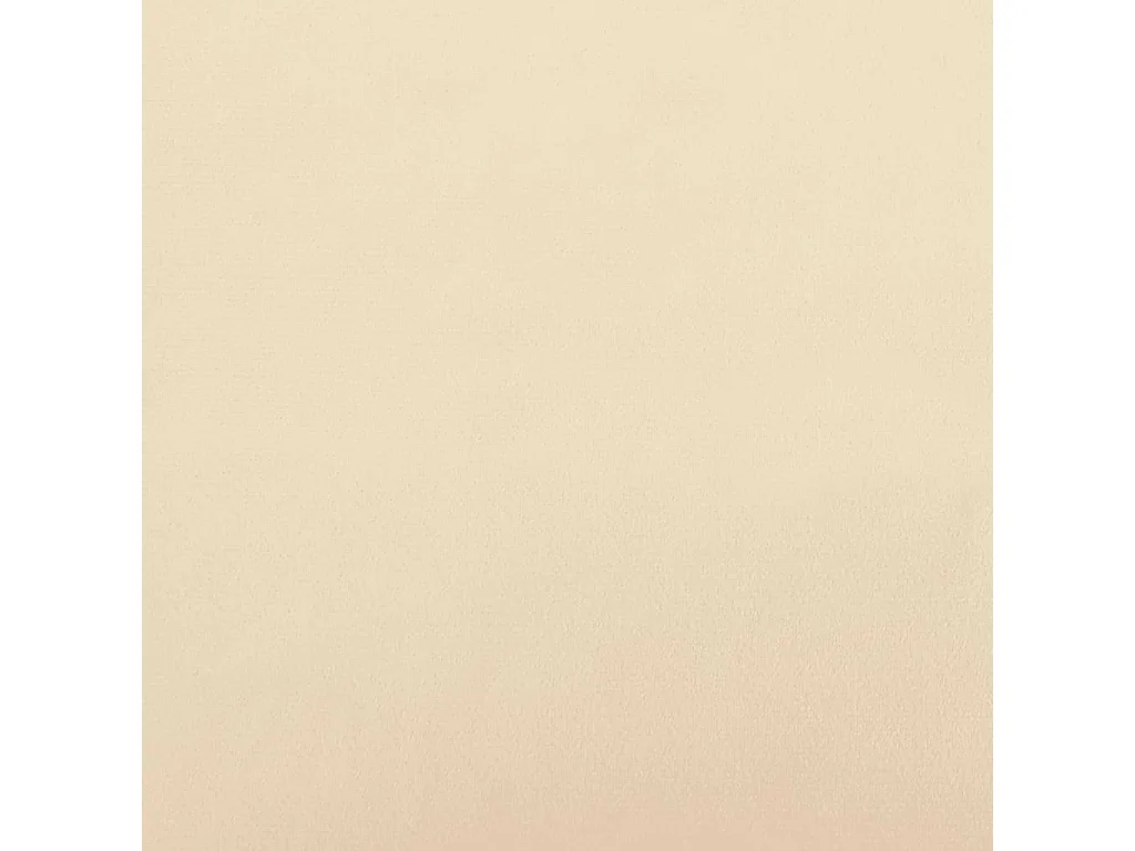 Canapé-lit à 2 places crème velours