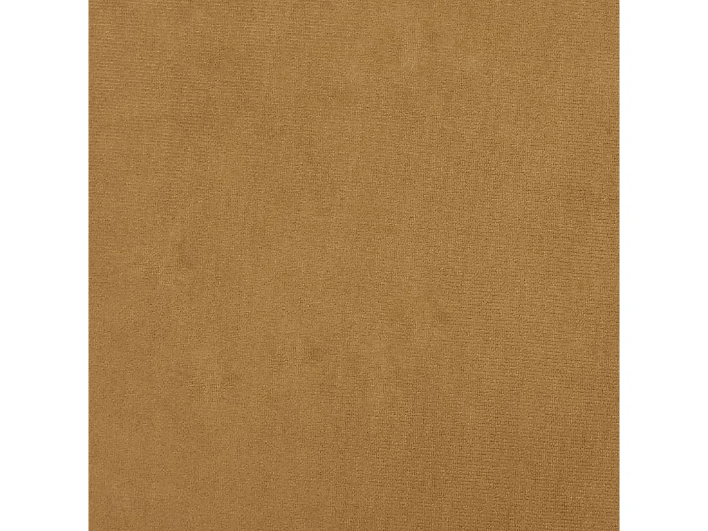 Schlafsofa 2-Sitzer Braun Samt