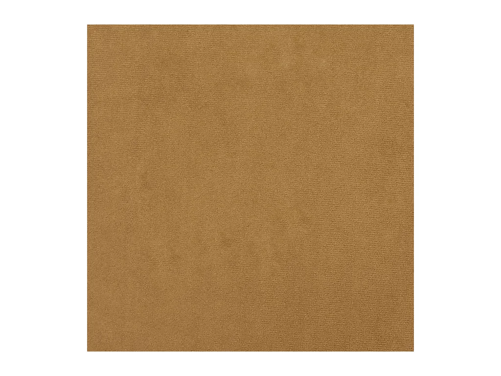 Slaapbank 2-zits fluweel bruin