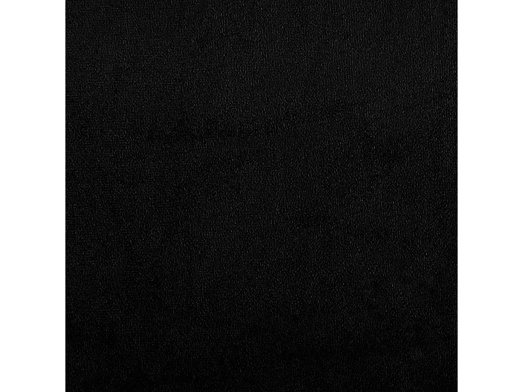 Chaise de canapé noir 60 cm tissu microfibre