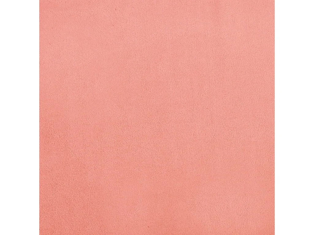 Slaapbank 2-zits met 2 kussens fluweel roze