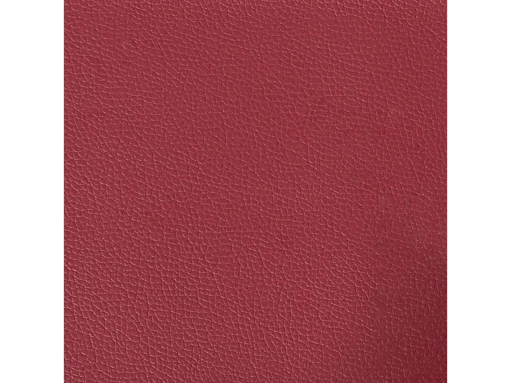 Ensemble de canapés 2 pcs et coussins rouge bordeaux similicuir
