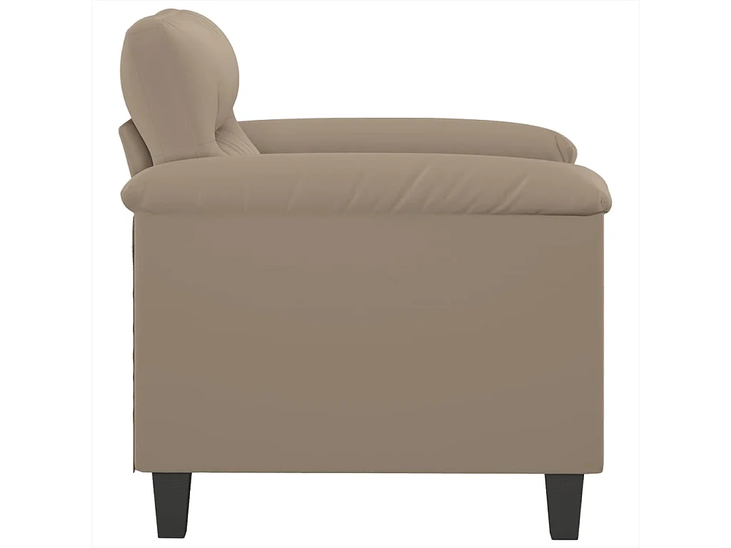 Chaise de canapé Taupe 60 cm Tissu microfibre