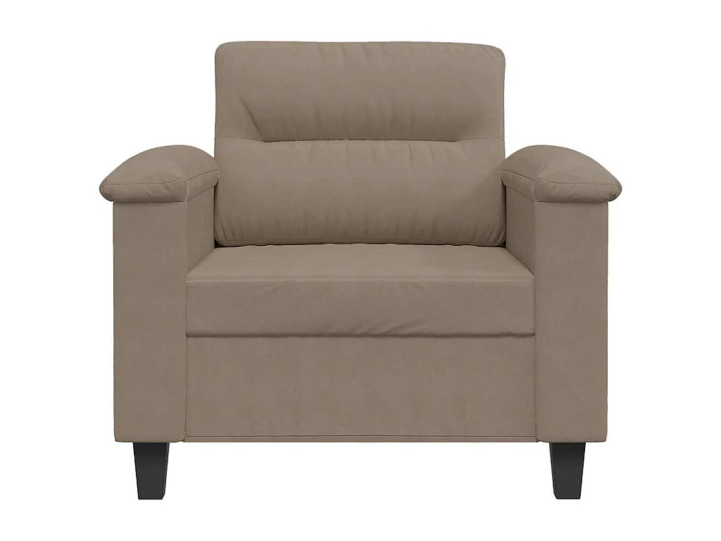 Fauteuil 60 cm microvezelstof taupe