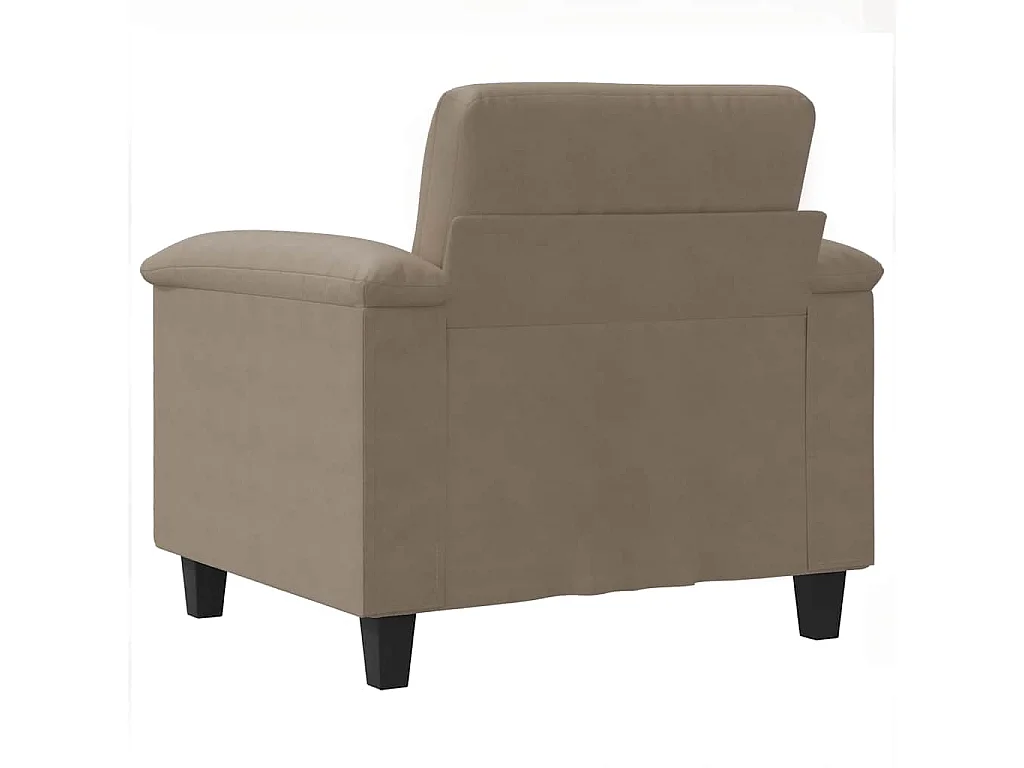 Fauteuil 60 cm microvezelstof taupe