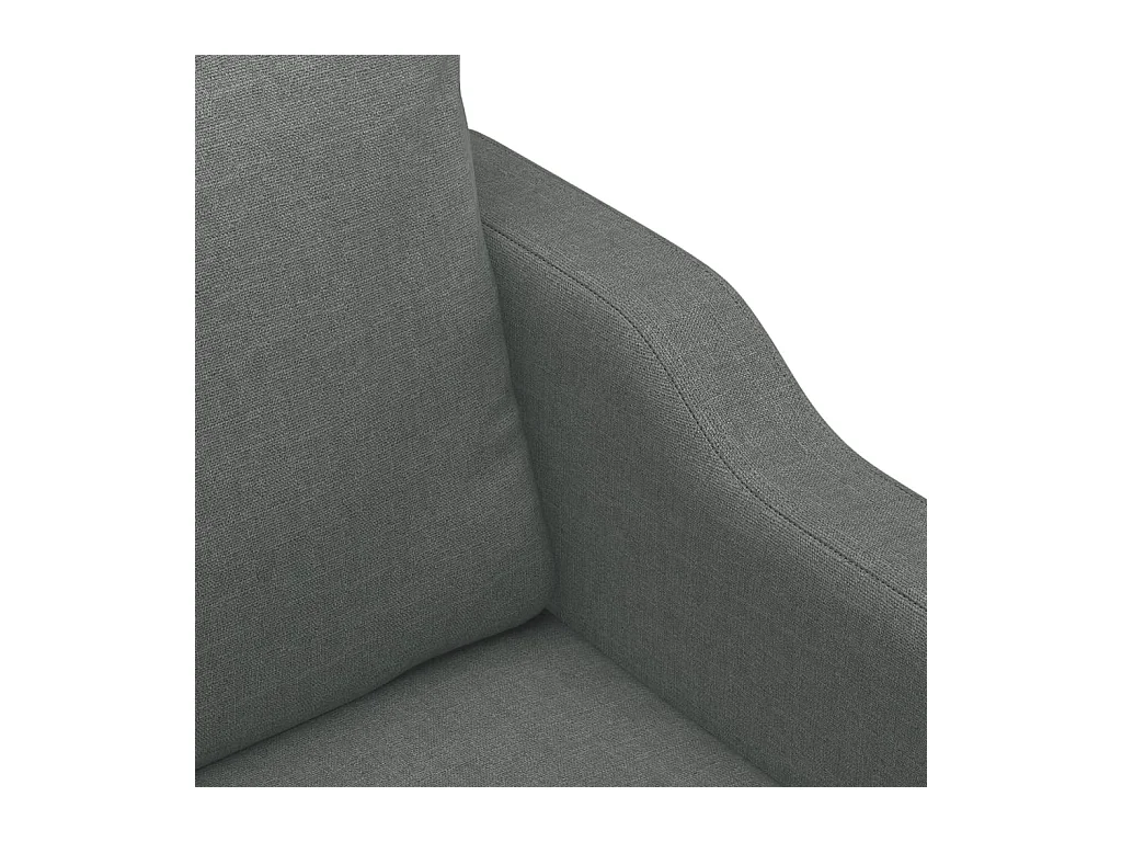 Tweezitsbank 140 cm stof donkergrijs