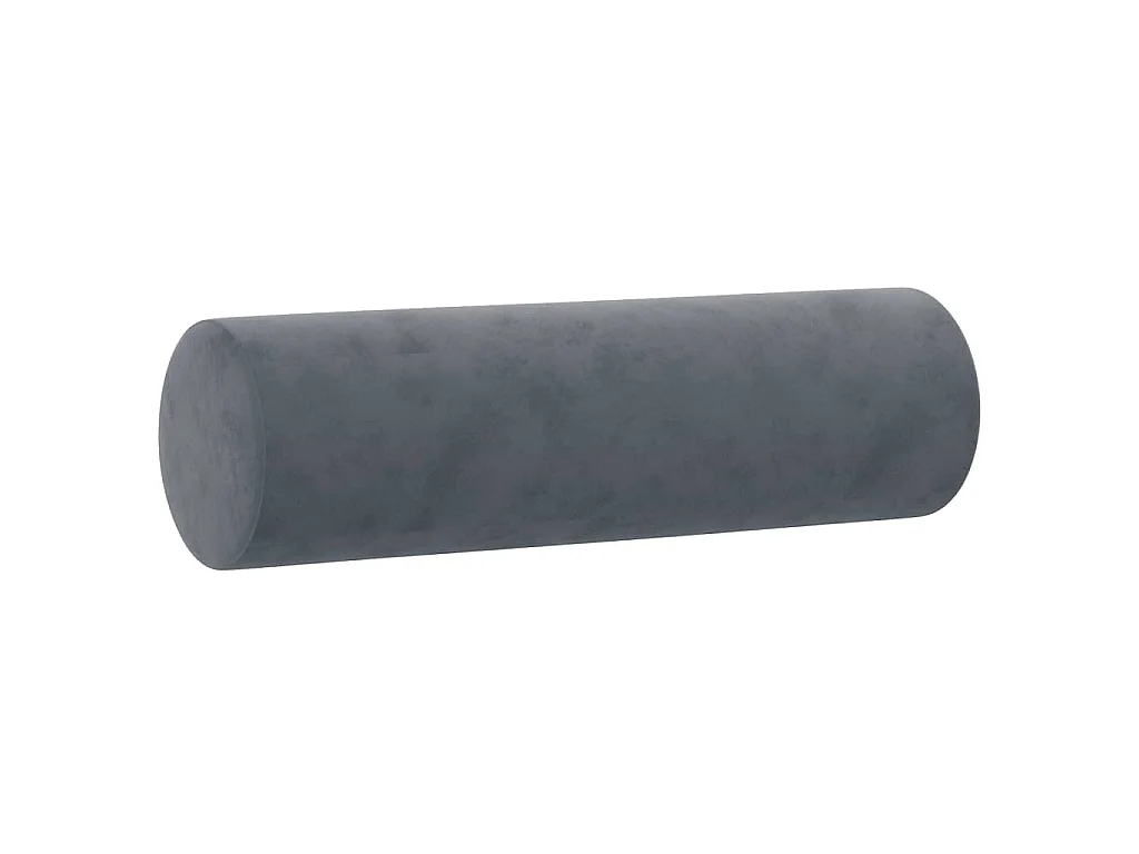 Ensemble de canapés 3 pcs avec coussins gris foncé velours