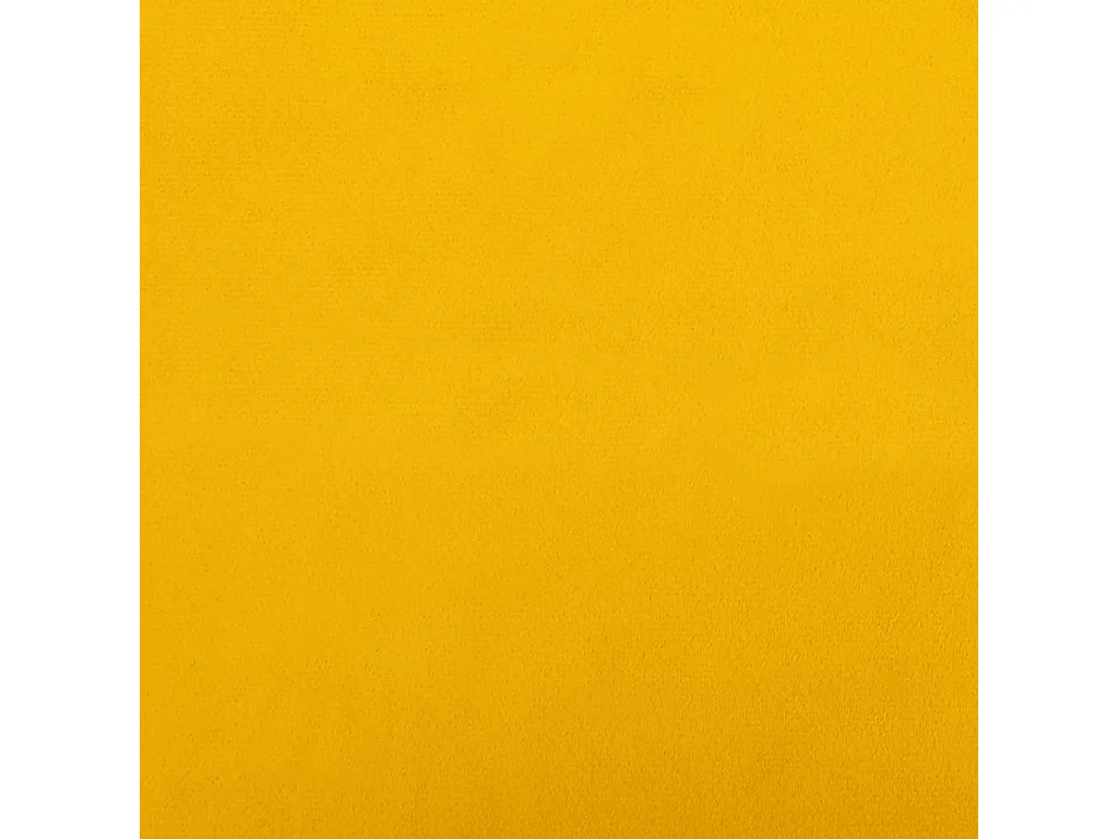 Schlafsofa 2-Sitzer Gelb Samt