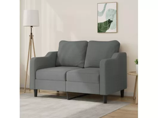 Kauf Unique 2-Sitzer-Sofa Dunkelgrau 120 cm Stoff