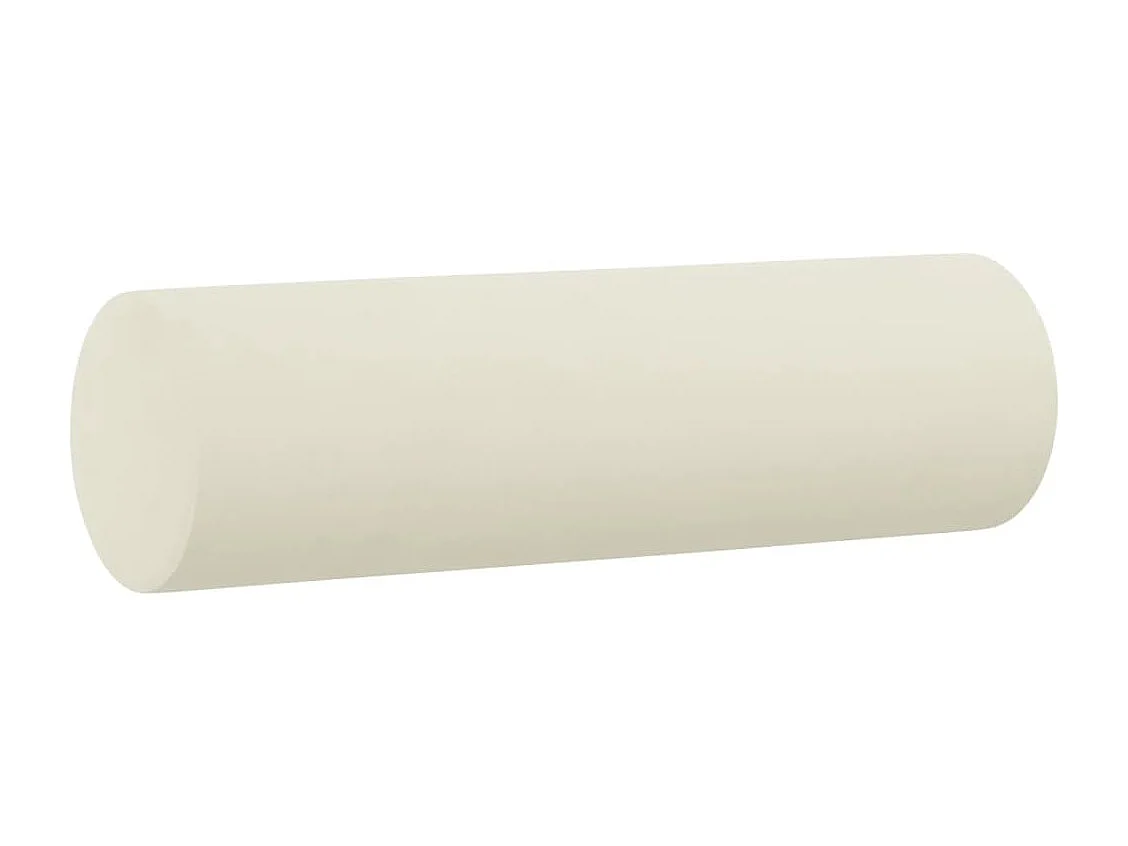Ensemble de canapés 2 pcs avec coussins crème velours