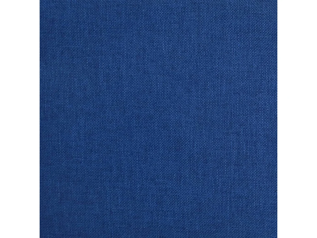 Canapé-lit à 2 places avec deux oreillers bleu tissu