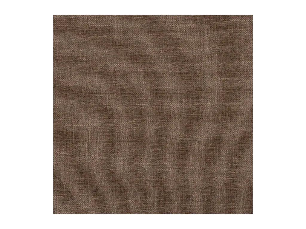 Ensemble de canapés 2 pcs avec coussins marron tissu